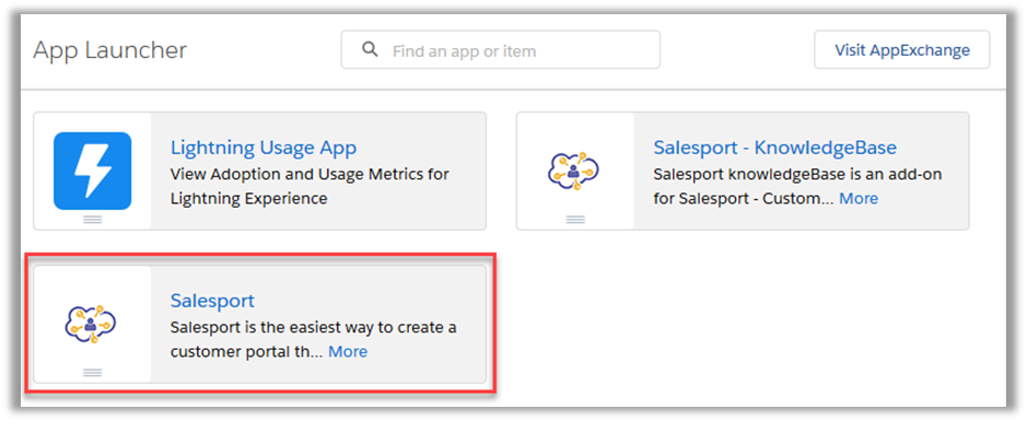 Salesforce Lightning- SalesPort App